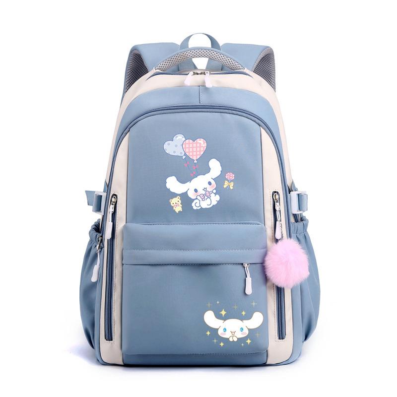 Cartoon Puppy Printed College Style Backpack Student Casual Schoolbag Large Capacity Student Schoolbag