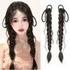 2Pcs Ear Rabbit-style Handmade Braids Pony Tails Long Twist Braid Hairpiece for Women