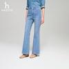 HAZZYS Women's PHIZ Series Washed Flared Jeans