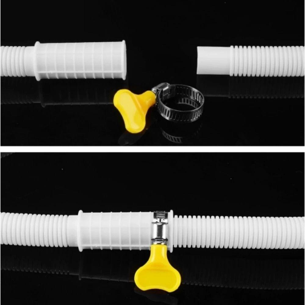 White Air Conditioner Drain Hose Thickened Extension Pipe New Drainpipe