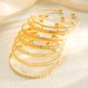 Western Vintage Multi-Layer Rhombus Pattern Bangle Luxury Statement Alloy Bracelet Women Exaggerated Fashion Jewelry Gift