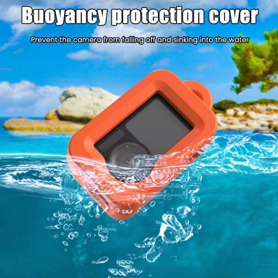 Zwevend Hoesje voor DJI OSMO Action 46117 Pro Snorkelen Surfen Waterskiën Wakeboarden Actiecamera EVA Zwevend Beschermhoes