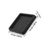 8pcs Anti-Slip Furniture Pads Square Rubber Stoppers Wear-Resistant Floor Protectors For Chairs Sofas Beds Furniture Leg