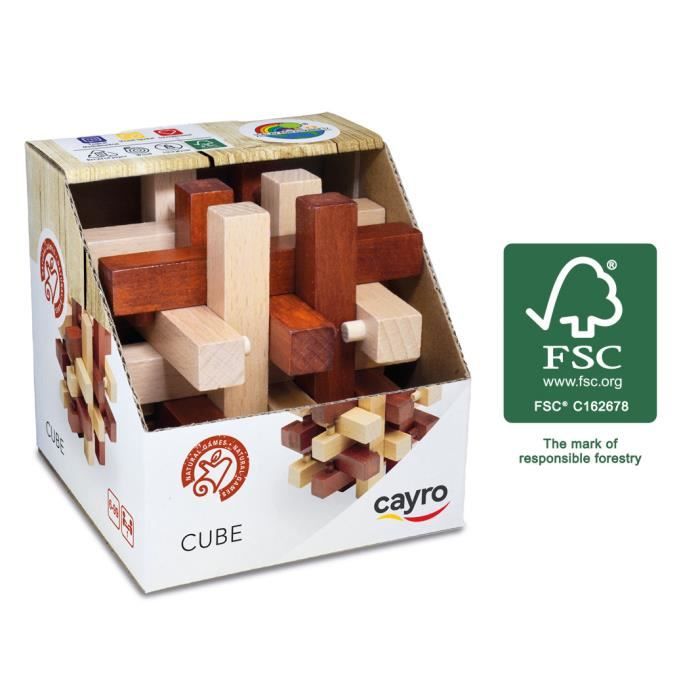 

Дерев яна головоломка-куб