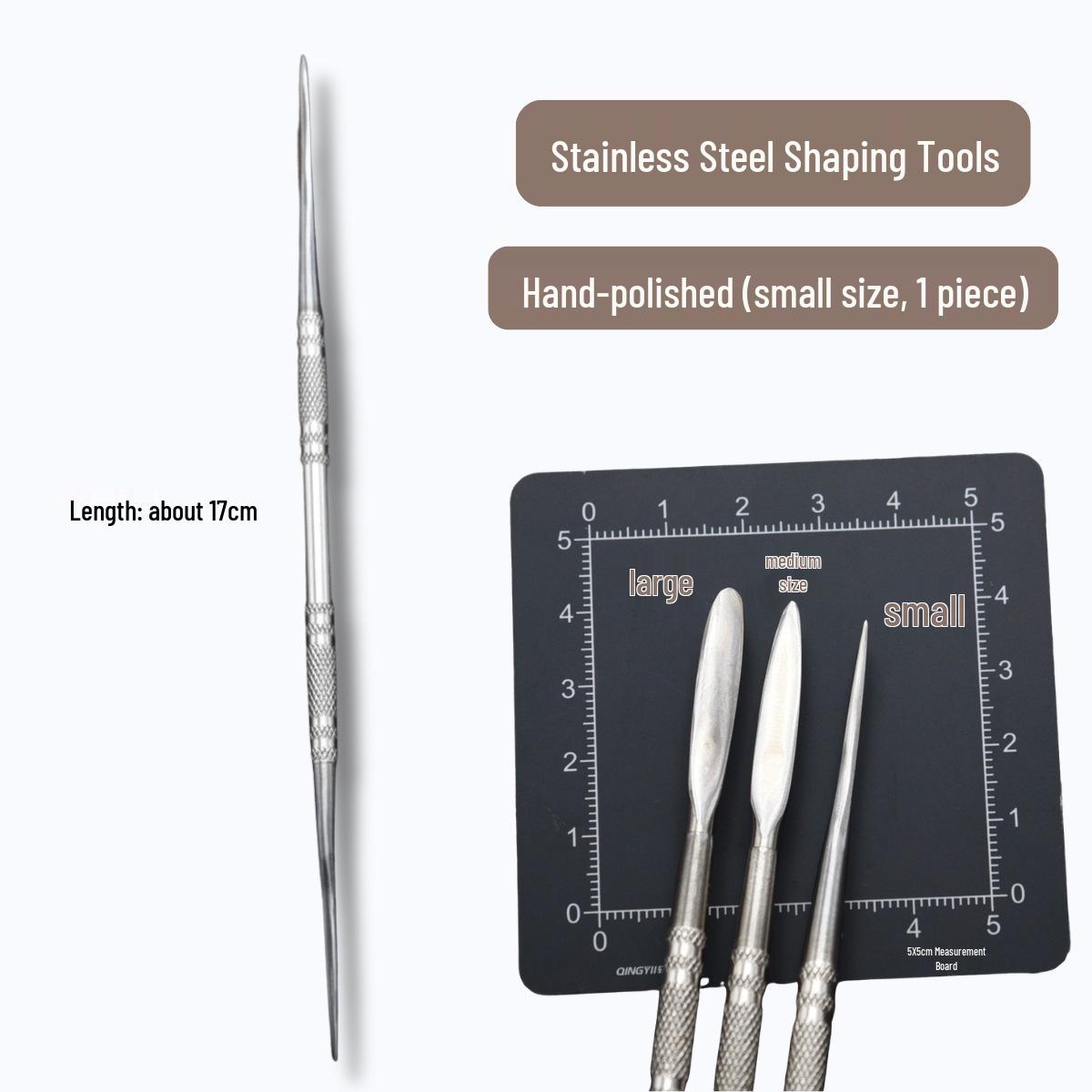 Stainless Steel Clay Sculpture Knife and Spatula for Polymer, Stone, or Oil Clay