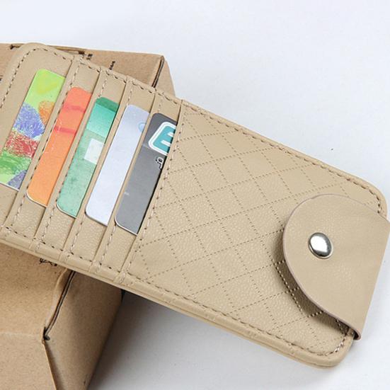 Unique Ticket Clip Not Easy To Fade Lightweight Sun Visor Storage