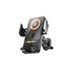 Dual Motor Electric Rotating Car Phone Holder with Wireless Fast Charging