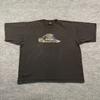 Vintage 90s Semi Big-Rig Speeding Truck Shirt XL 24x26 Flames