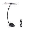 Notenpultleuchte mit Klemme T-Form Faltbare Lampe 51 LED-Perlen 4 Farbtemperaturen 12 Helligkeiten