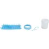 Nettoyant Pour Pattes - TRIXIE - Taille S-M - Brosse En Silicone - Couleur Bleu - Pour Chien