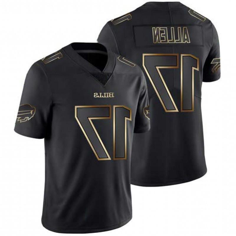 Mens Cotton Blend Rugby Jersey Team Colors 17 Allen 3 Winston 9 Stafford 13 Marino Sportswear Training Game