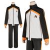 HOLOUN Zero Anime Natsuki Subaru Cosplay Costume Embroidery Full Zip Tracksuit Elastic Pants