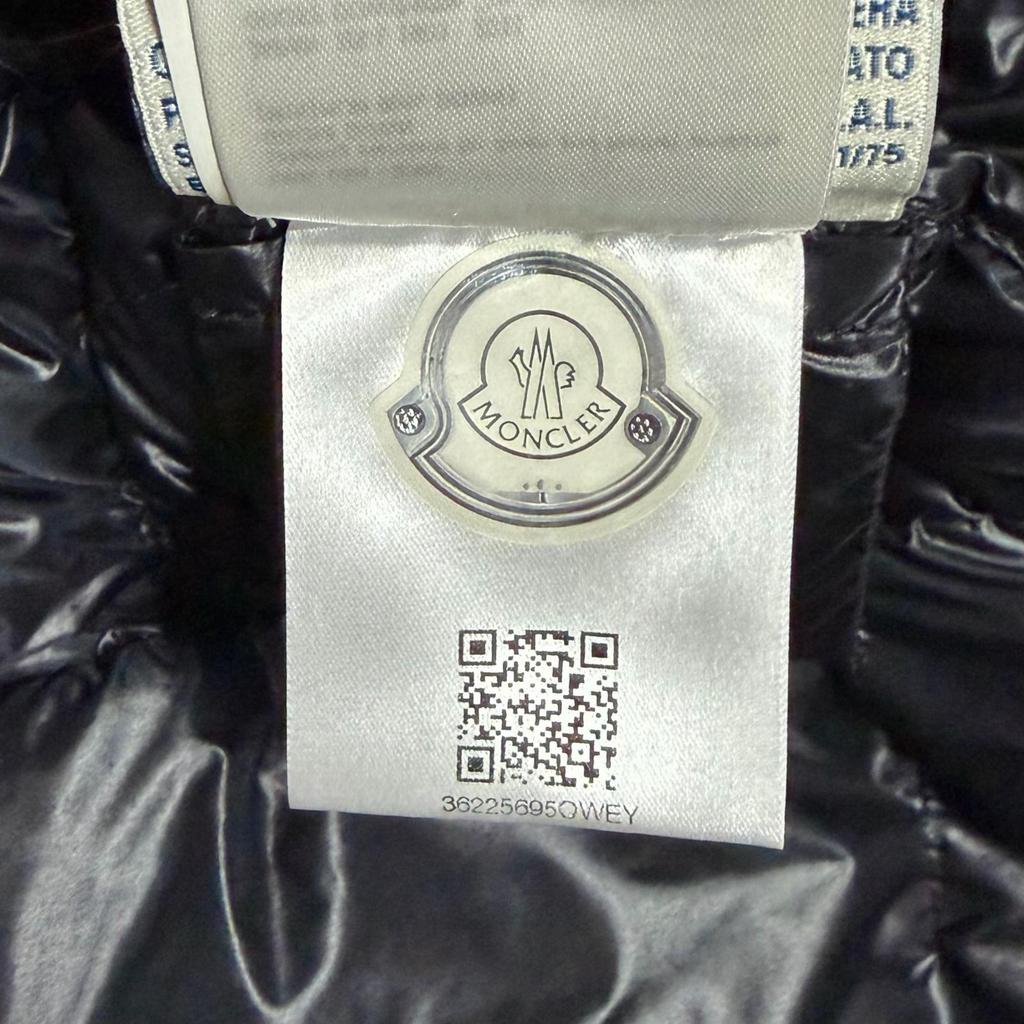 Used MONCLERDown Jacket Black Nylon Women