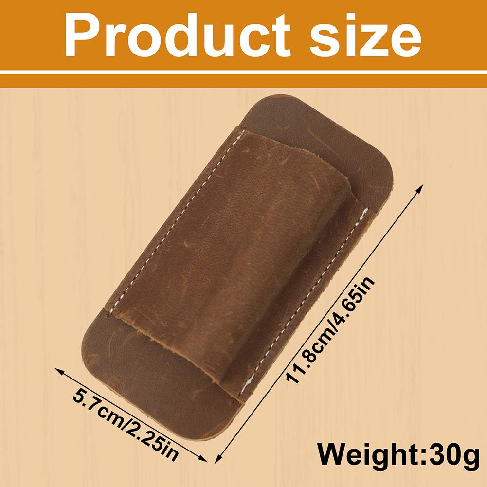 EDC Leather Knife Sheath Quick Access To The Knife Pocket Organizer Compact Draw Knifes Carrier Suitable for Most Folding Knives