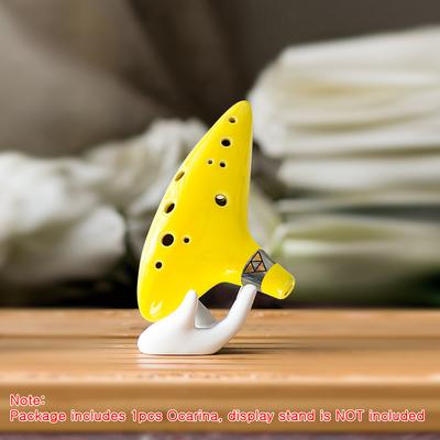 12-hole Alto C Ocarina Portable Musical Instrument with Protective Bag