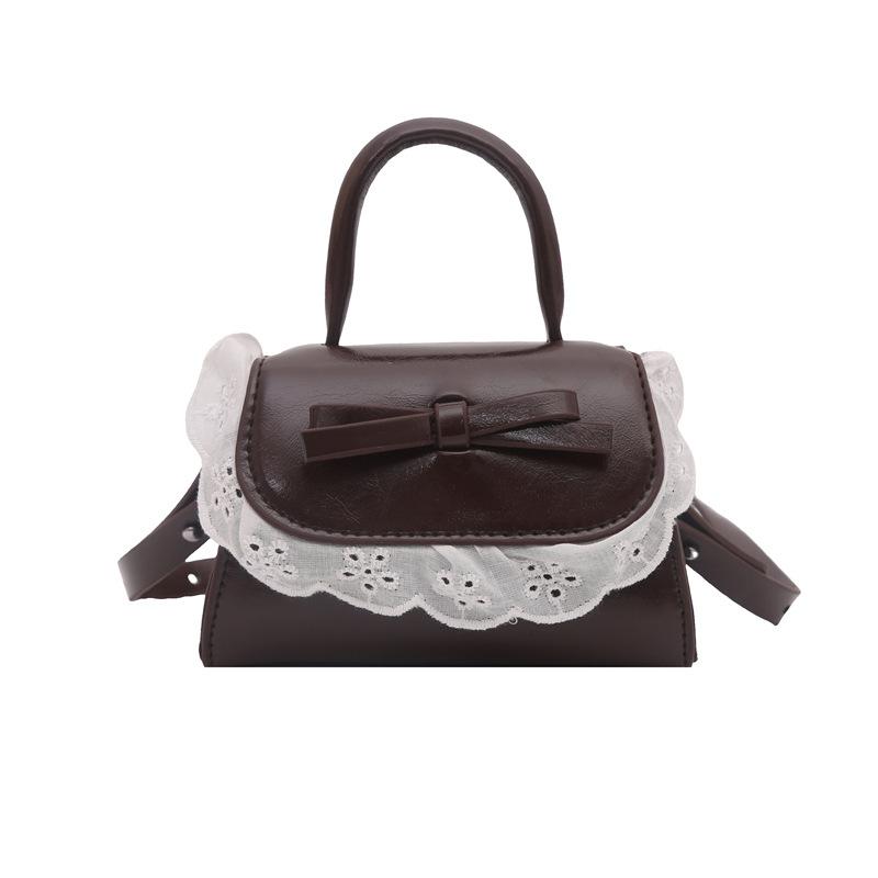 Mini Handbag Bag Women's Fresh and Sweet Lace Shoulder Messenger Bag Fashionable Commuter Bag