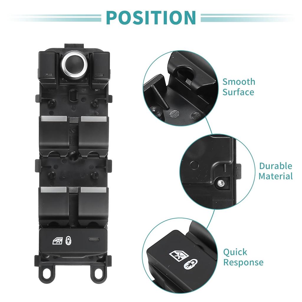 ACROPIX Front Left Driver Side Power Window Switch Window Control Switch Fit for Land Rover Range Rover 2013-2017 No.LR078894 - Pack of 1