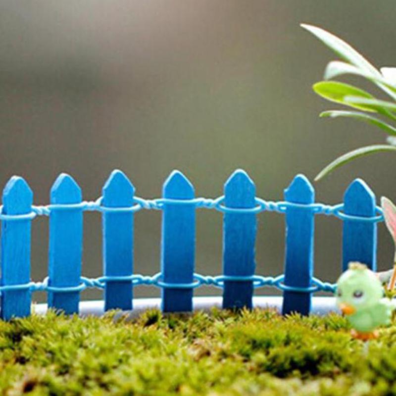 5 Stück Miniatur Kleiner Holzzaun DIY Feengarten Mikro Puppenhaus Tore Deko