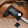 Digital Vernier Caliper: 0-100mm, Dual Button, Plastic, Measures Inside/Outside Diameters