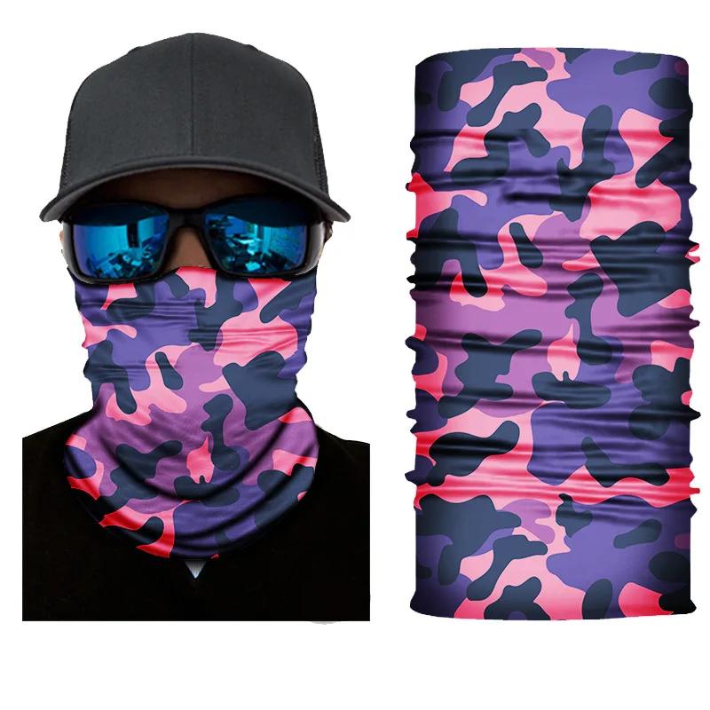 Outdoor Sports Mask, Cycling Sunscreen, Ice Silk Seamless High-elasticity Bandana, Mountaineering, Hiking and Fishing Supplies