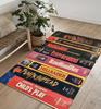Retro Movies Rug VHS Horror Movie Living Room Modern Colorful Carpet Art Rug Movie Rug Home Decor Mat Non Slip Rug Popular Rug