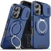 Shockproof Heavy Hard Case with Stand for iPhone 16 Pro Max 15 Pro Max 14 Pro Max