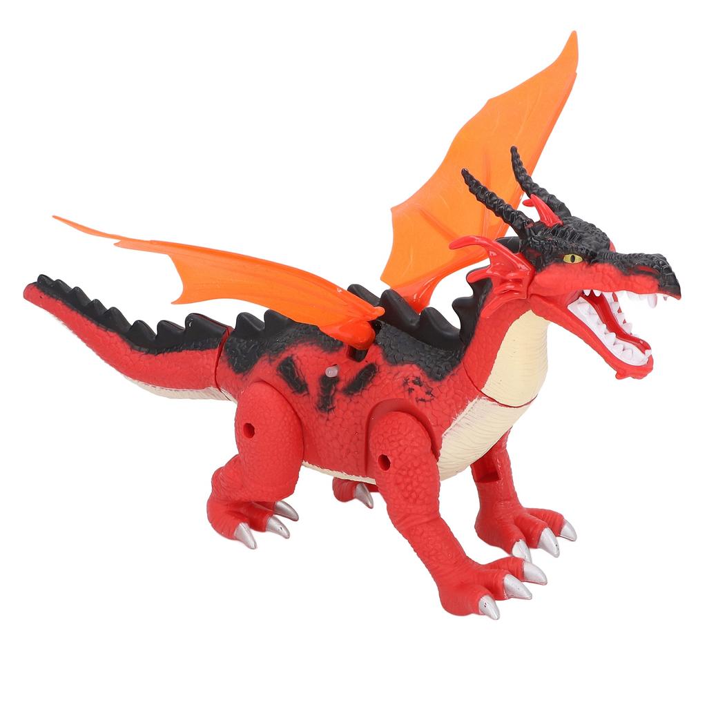 Electric Walking Dinosaur Toy Kid Home Funny Sound Light Dragon Toy with Simulated Flame Spray