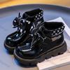 Girls Children's Boots Butterfly Knot Princess Boots 2024 Autumn/Winter New Baby Anti Slip Comfortable Waterproof Short Boots