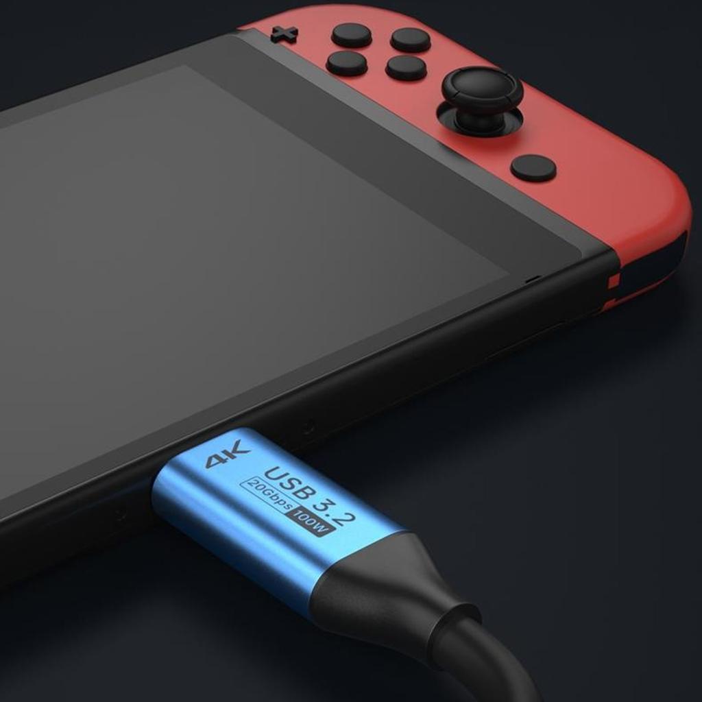 V292B Type-C To Type-C 100W Fast Charging Cable 4K 60Hz Data Transfer Laptop Smartphone Tablet Cord