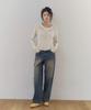 KOOLKITTEN [Straight Wide/Daily] Daily Straight Wide Denim Pants (Indigo)