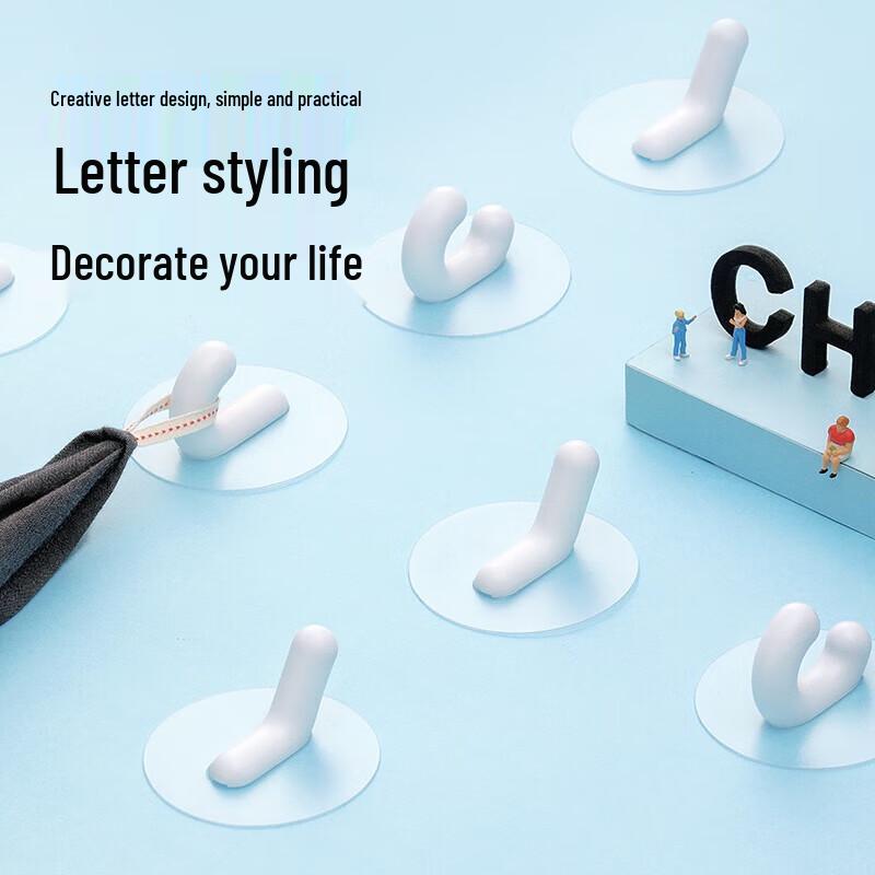 CHAHUA Letter Seamless Adhesive Hooks