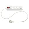 Power Strip Block "4 Sockets" 24cm White
