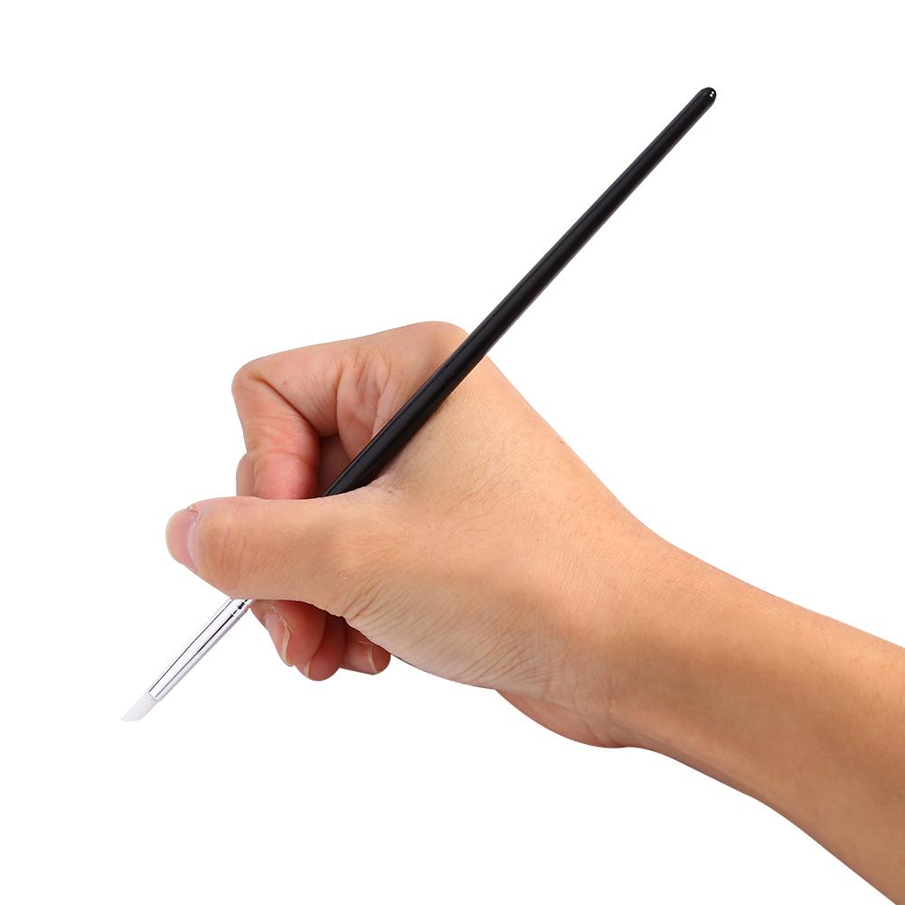 5Pcs Soft Silicone Nail Art Design Stamp Pen Brush Carving Craft Brushes Pencil DIY Tools