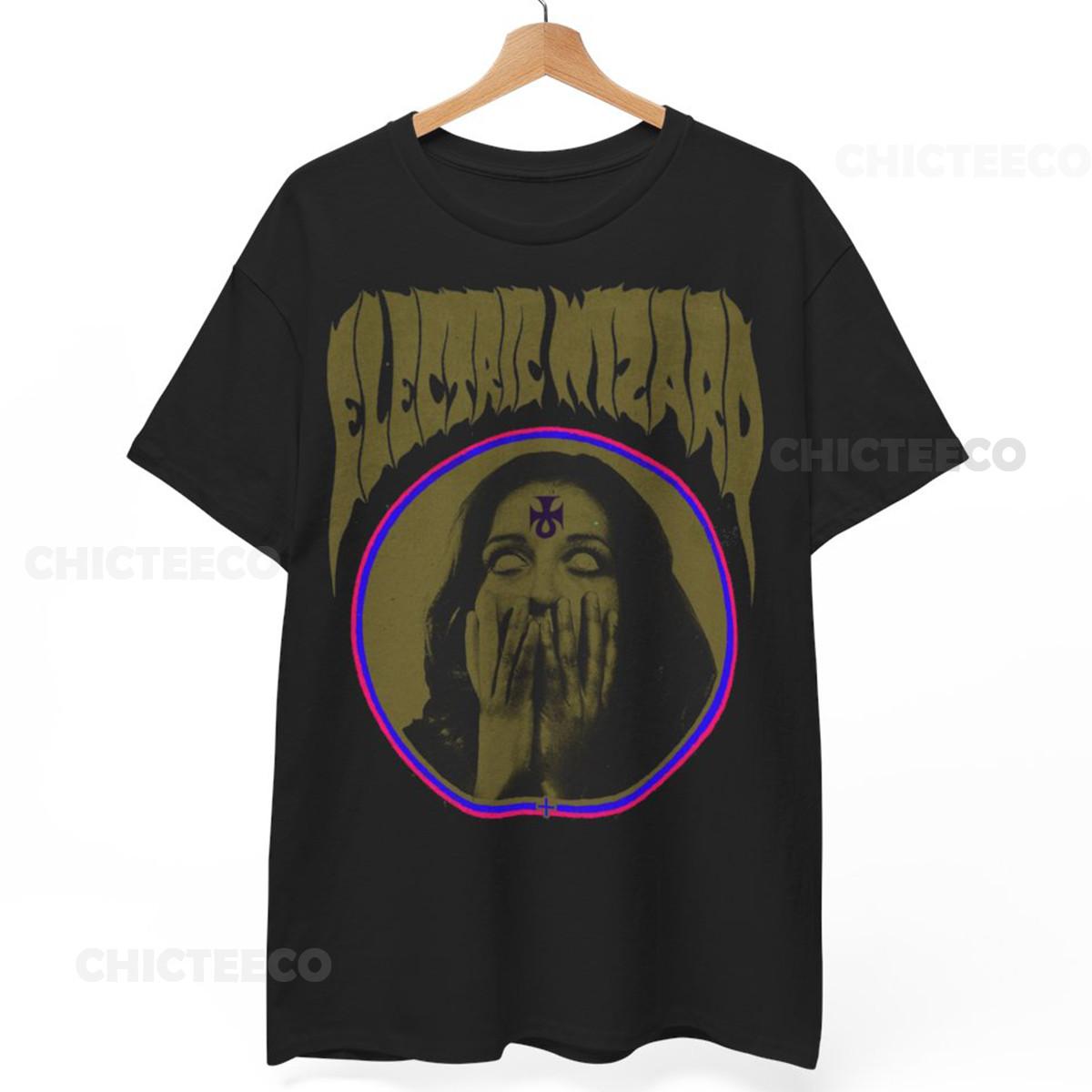 26 Electric Wizard Shirt Doom Metal Stoner Rock Black Gift Cult Unisex Tee ALL SIZE Unisex T-Shirt M