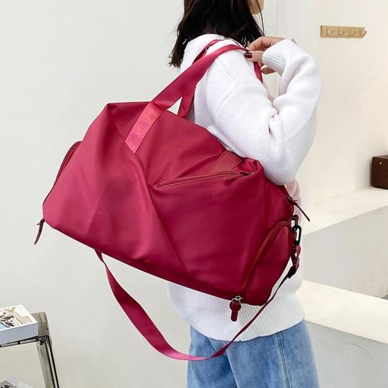 Sporttasche für Damen und Herren, mit Schuhfach, großes Fassungsvermögen, Reisetasche, Trocken- und Nasstrennung, multifunktionale Taschen, wasserdicht, Wochenende
