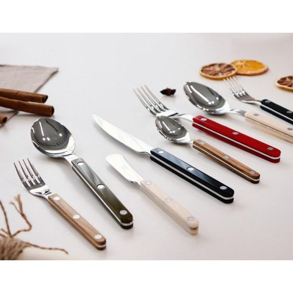 Saber Bistro Shiny Butter Spreader 16cm, Ivory, 1 piece, Korean popular tableware