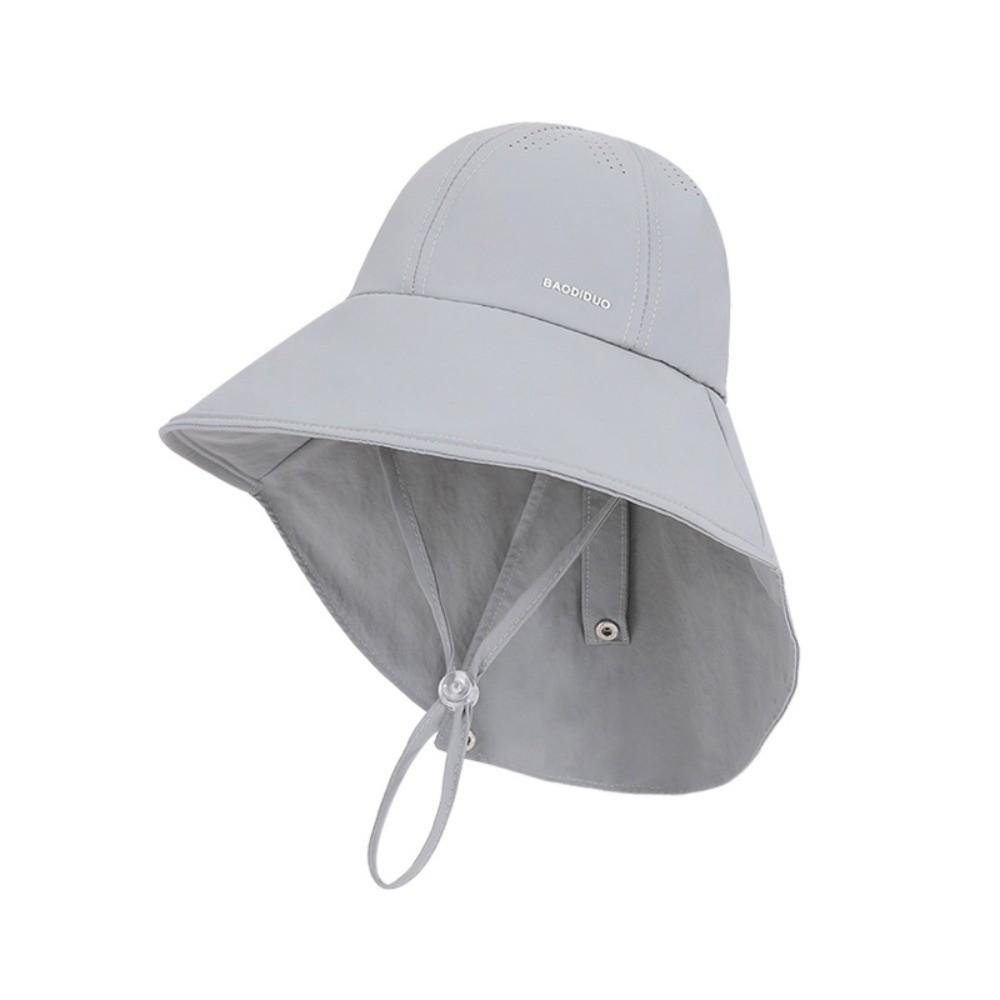 Casual Quick Drying Women'S Sun Hat Foldable Uv Protection Bucket Hat Breathable Solid Color Fisherman Cap For Summer