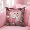 Personalized picture text home decorative pillows Household Gifts 45x45cm Sparkling Hello Kkt Leopard Print