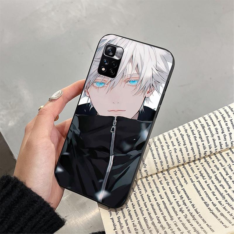 Jujutsu Kaisen Satoru Gojo Phone Case For Xiaomi Redmi note 13 12 Pro 11S 11 10 Pro 10S 12S Redmi 10 9C 13C