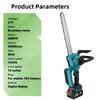 12 Inch Brushless Electric Chainsaw LED Display Cordless Wood Cutting Machine Garden Portable Logging Saw