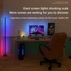 110-240V LED Smart RGBIC Corner Floor Lamp with APP and Remote Control 146cm DIY Length Dynamic Mode Pickup Rhythm Million Color