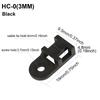 100Pcs Cable Tie Saddle Type Plastic Mount Base Wire Holder Fixing Seat Charging Data Line Winder Nylon HC-0~ HC-7,HC-1S~HC~2S