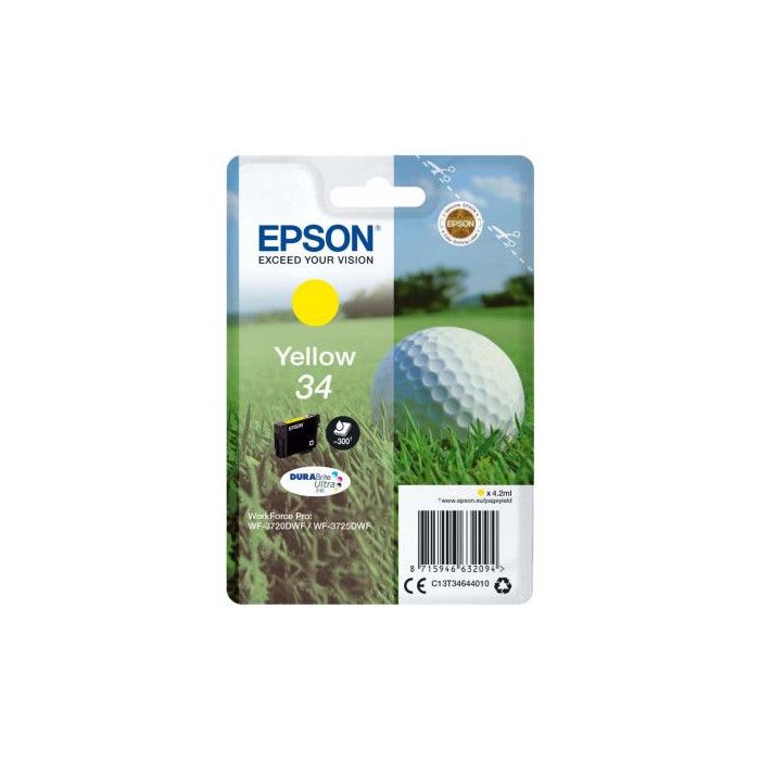Cartouche d'encre Epson Golf 34 Jaune