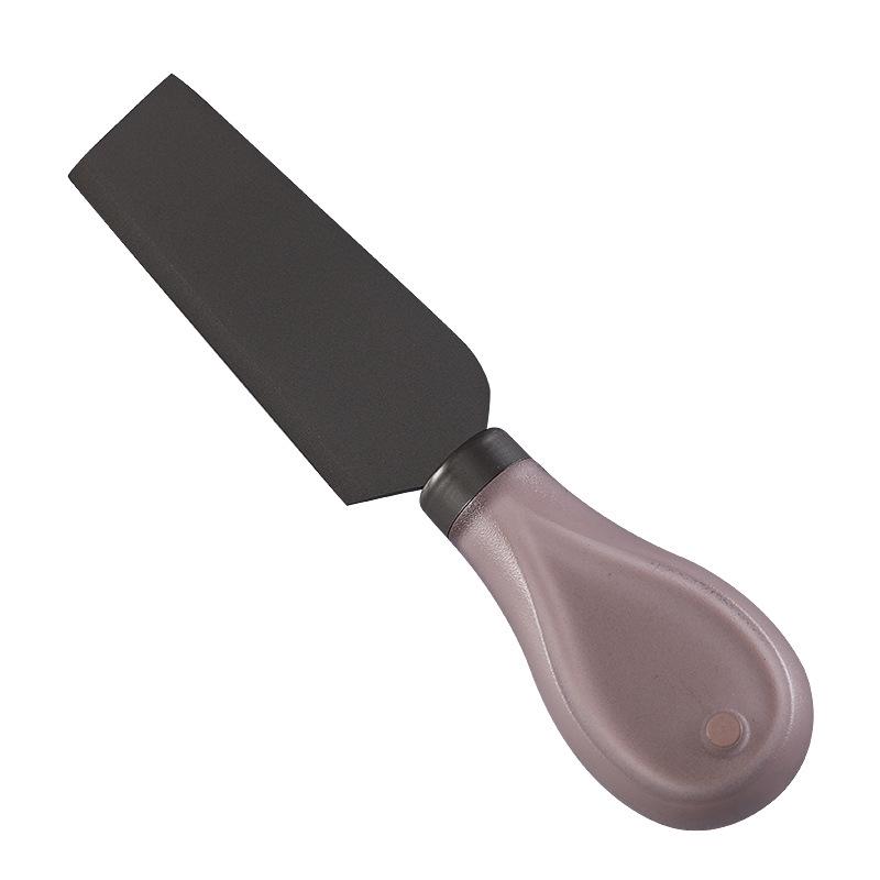 Stainless Steel Titanium-Plated Cheese Knife Set - Includes Cheese Knife, Fork, and Spatula.