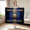 1PC Chelsea F Custom Name Patterned Flannel Blanket Suitable For All Seasons for Home Decor Warmth and Comfort Gifts Holiday Present
