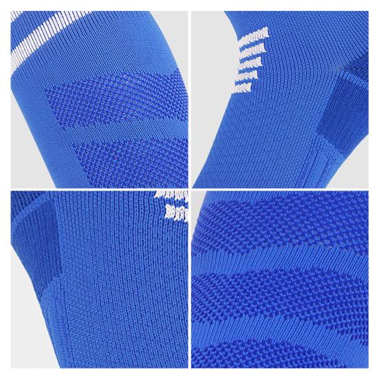 Knee High Soccer Socks for Men Women Stretchy Compression High Tube Socks Striped Athletic Socks for Football Baseball Softball