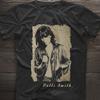 Vintage Patti Smith Bawełna Ciężka Czarna Wszystkie Rozmiary Mężczyźni Kobiety Klasyczna Koszula TR085