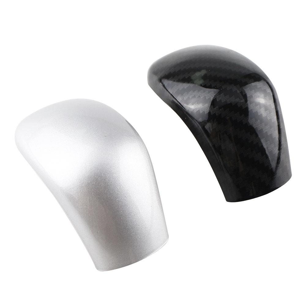 ABS Carbon Fiber Car Gear Shift Knob Head Cover Trim for Nissan Sylphy Sentra 2020 Car Interior Accessories