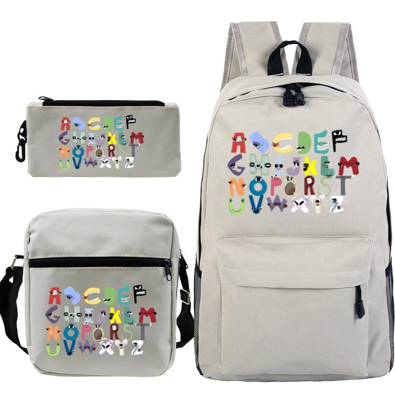

Игра Алфавит Лор Алфавит Легенда Школьный Рюкзак Сумка через Плечо Пенал Three-piece Set