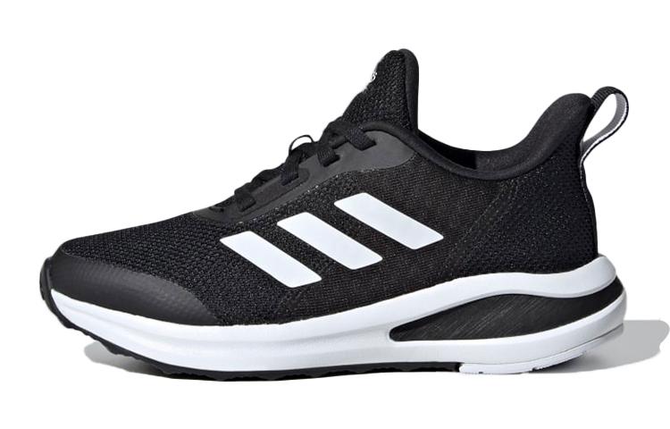 

Adidas Fortarun 2020 Удобные Дышащие Низкие Детские Беговые Кроссовки Черно-Белые Детские FW3719 28